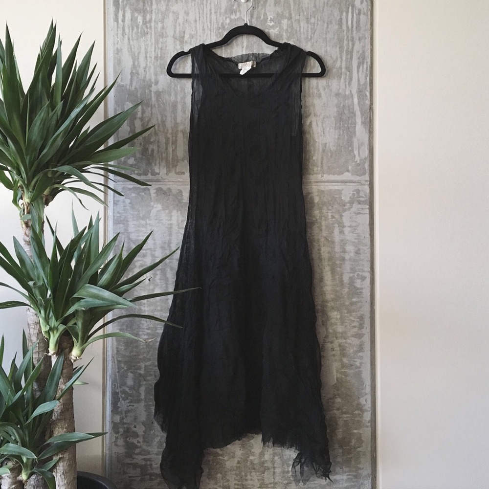 Witchy Goth See-Through Over Dress